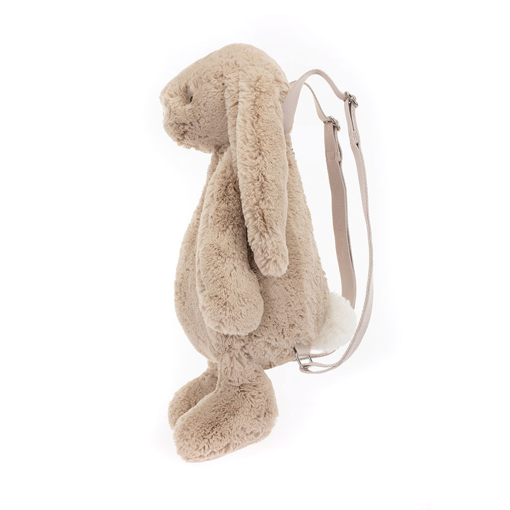 Alternative view of Bashful Beige Bunny Backpack