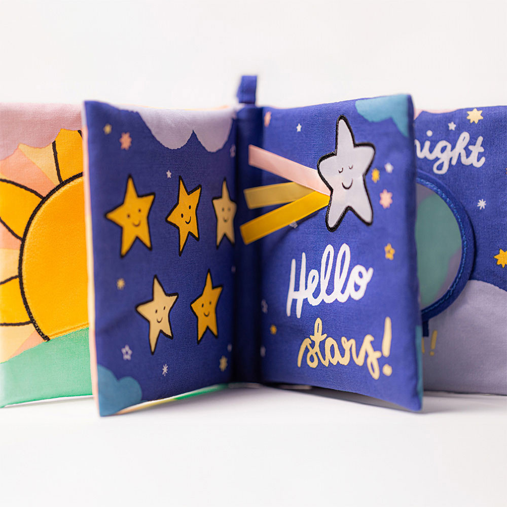 Alternative view of Hello Moon Fabric Book