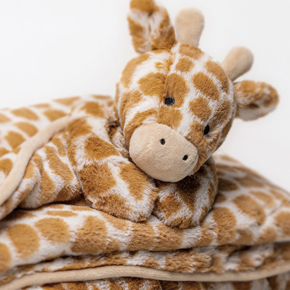 Alternative view of Bashful Giraffe Blankie