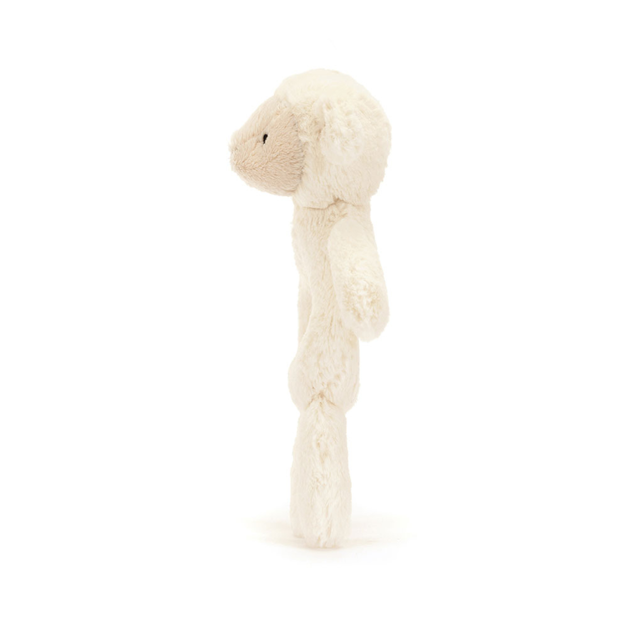 Alternative view of Bashful Lamb Ring Rattle