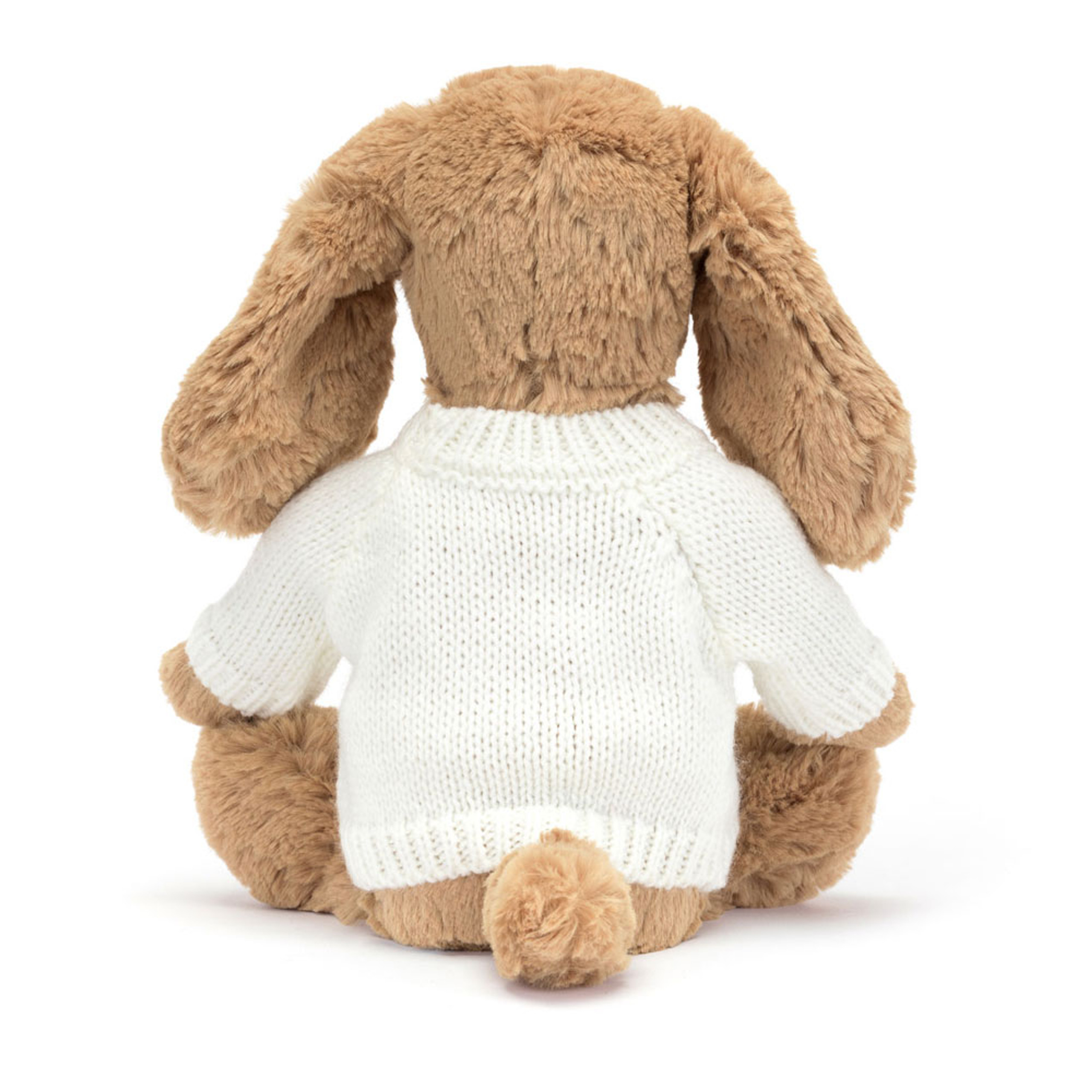Bashful Toffee Puppy with Personalized Cream Jumper - Image 4