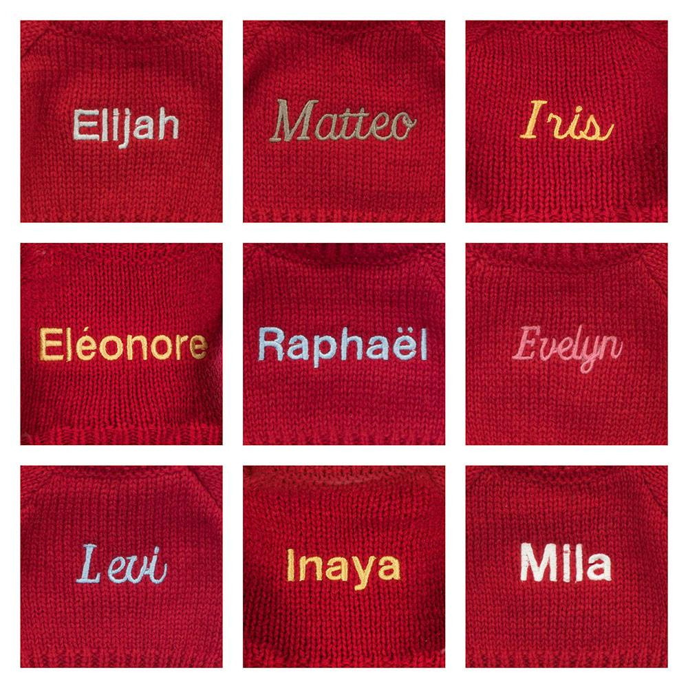 Alternative view of Bashful Luxe Bunny Scarlett with Personalized Red Jumper