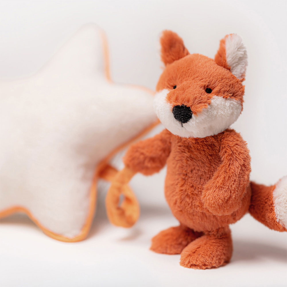 Alternative view of Bashful Fox Cub Musical Pull