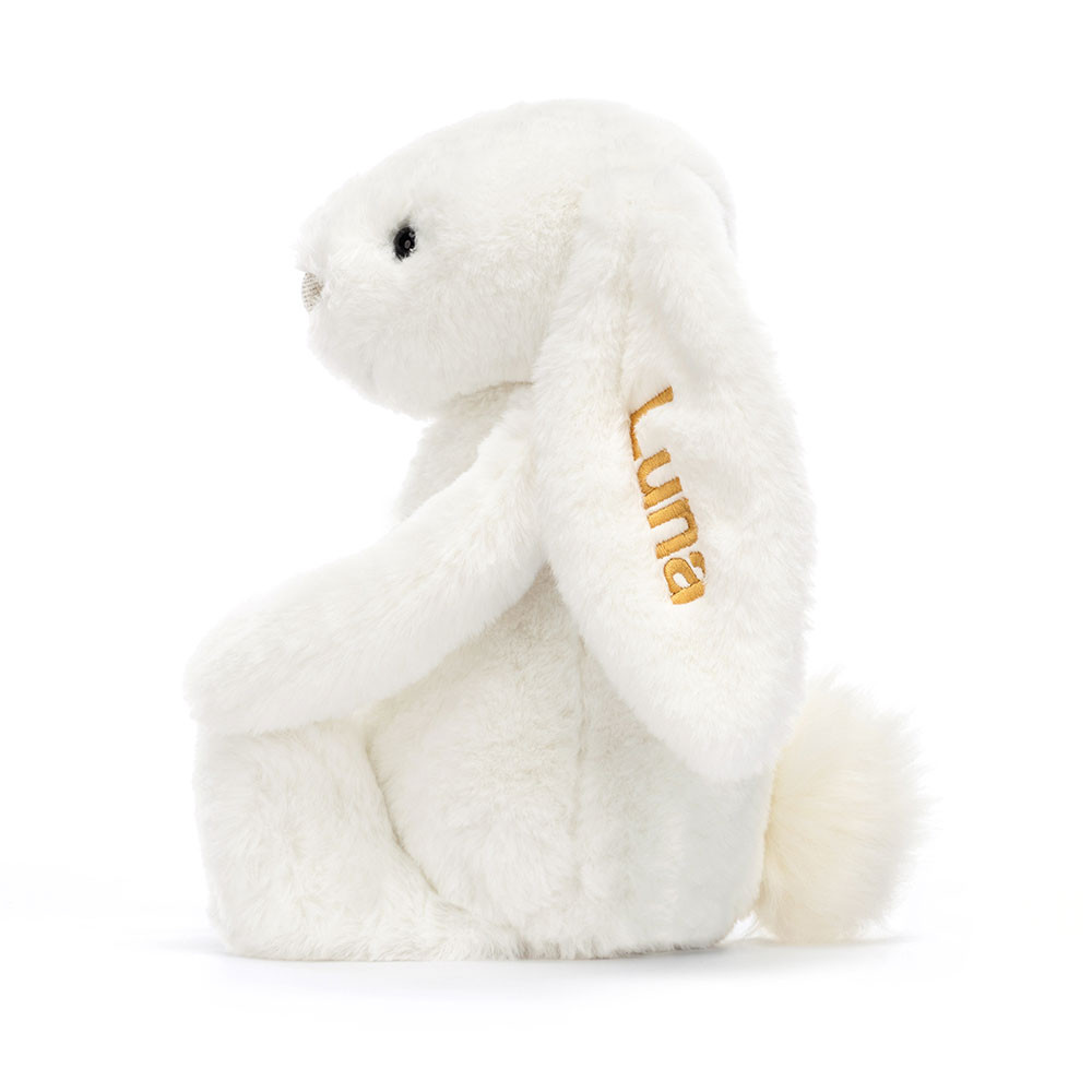 Alternative view of Personalized Bashful Luxe Bunny Luna Medium