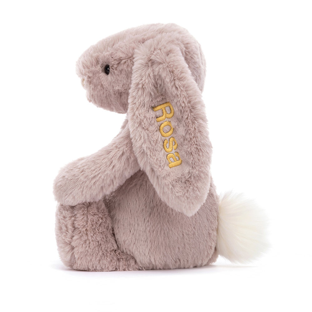 Alternative view of Personalized Bashful Luxe Bunny Rosa Medium