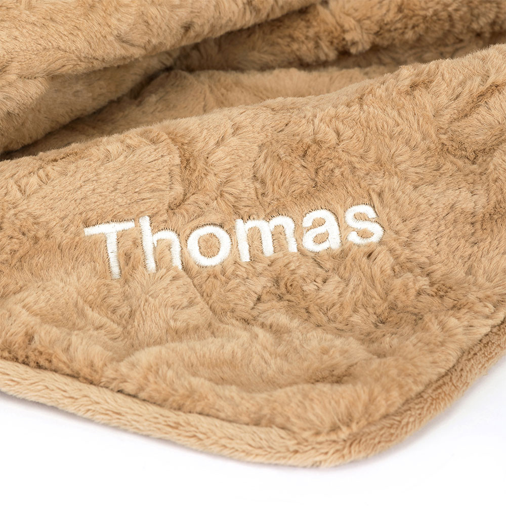 Alternative view of Personalized Bartholomew Bear Blankie