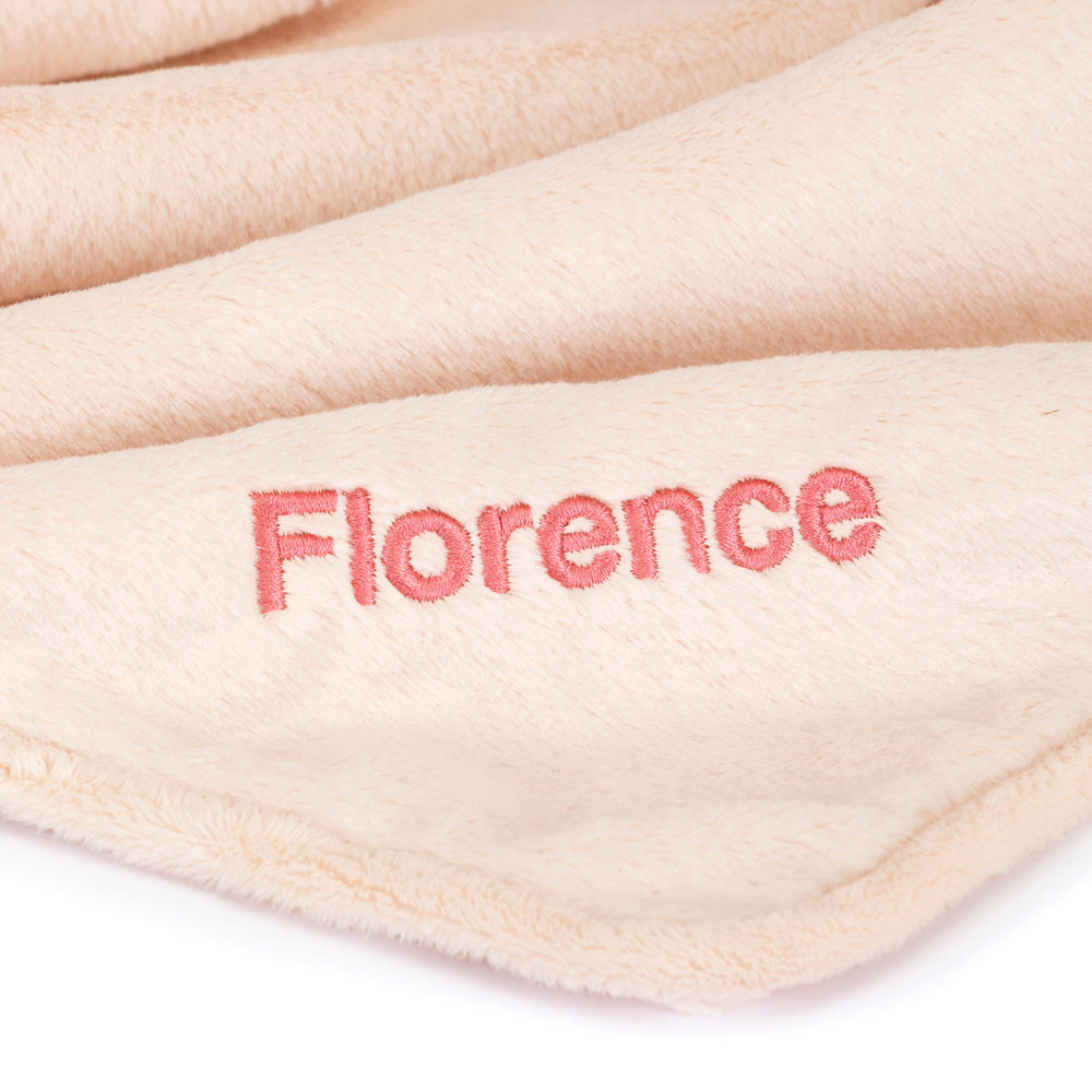 Alternative view of Personalized Bashful Blush Bunny Blankie
