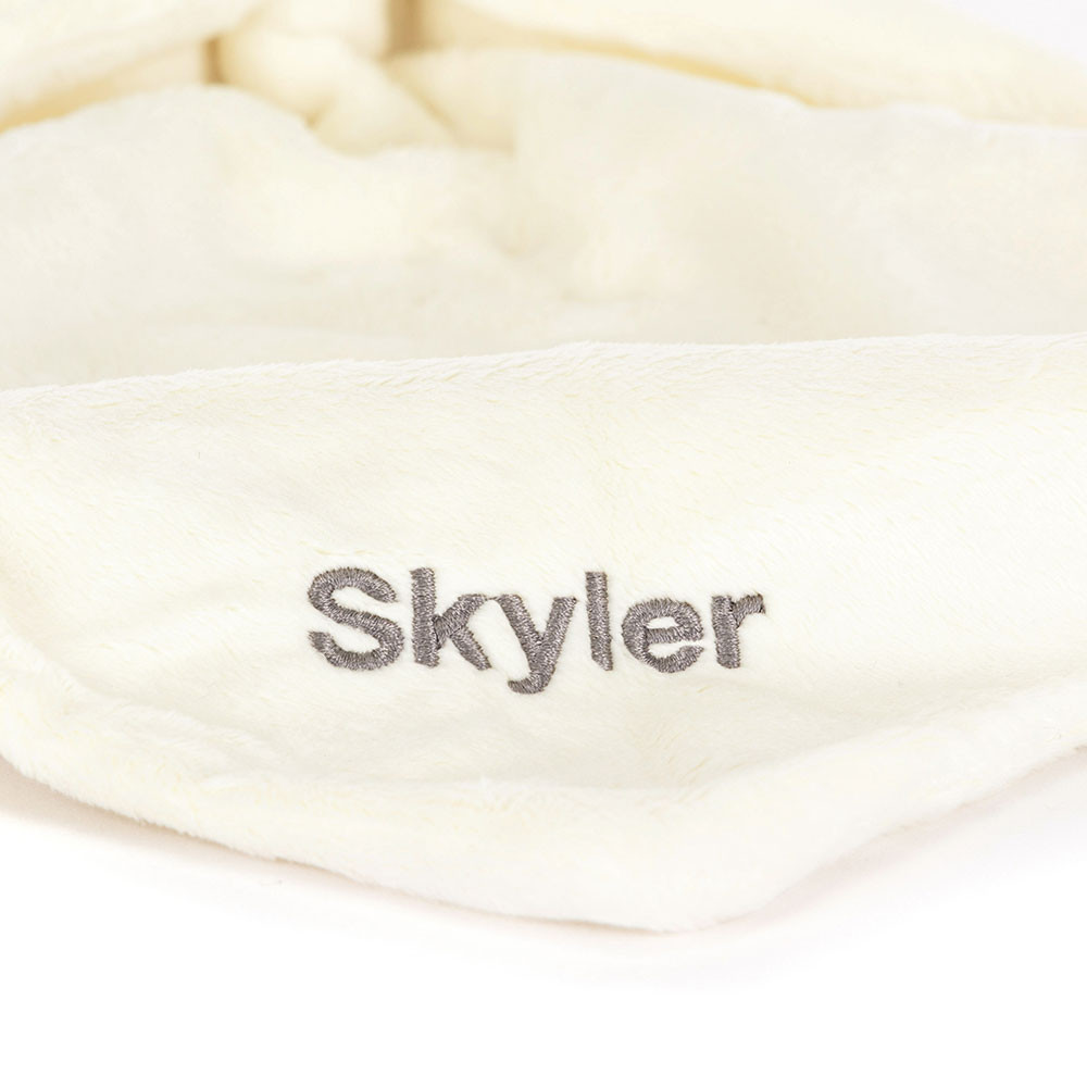 Alternative view of Personalized Bashful Cream Bunny Soother