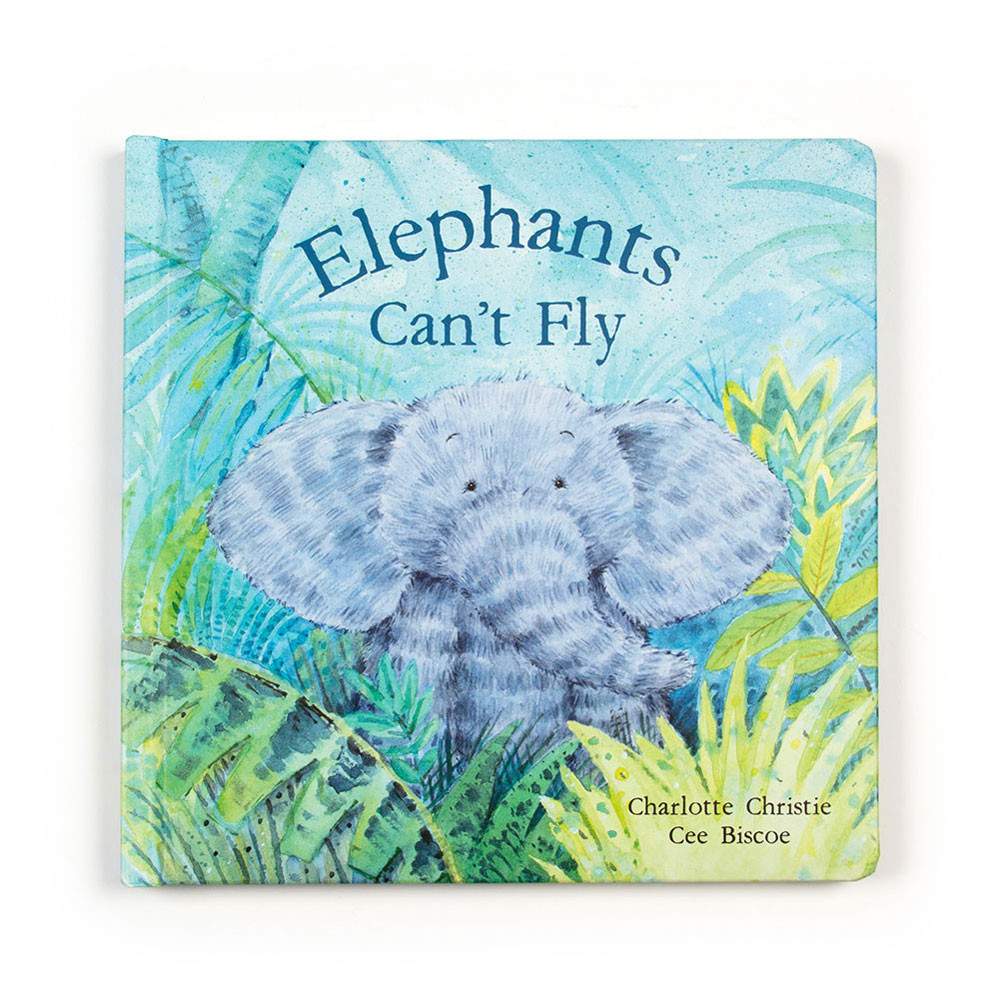 Alternative view of Elephants Can't Fly Book & Fuddlewuddle Elephant Medium